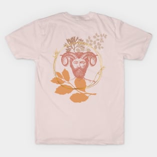 Grecian Faun Illustration T-Shirt